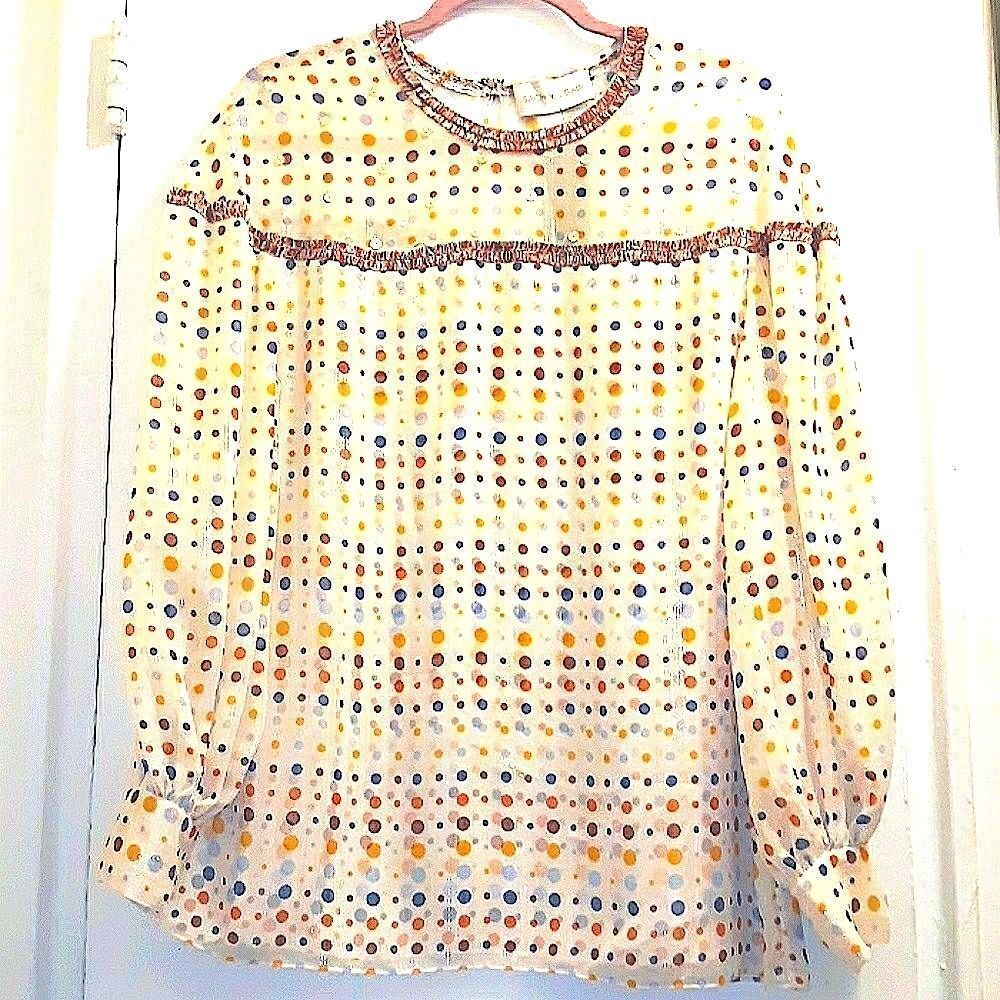 SACHIN AND BABI COLORFUL POLKA DOTS TOP